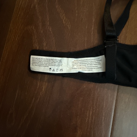 SWEET NOTHINGS by MAIDENFORM Black Lace Push up Bra Size 38D - Picture 6 of 6